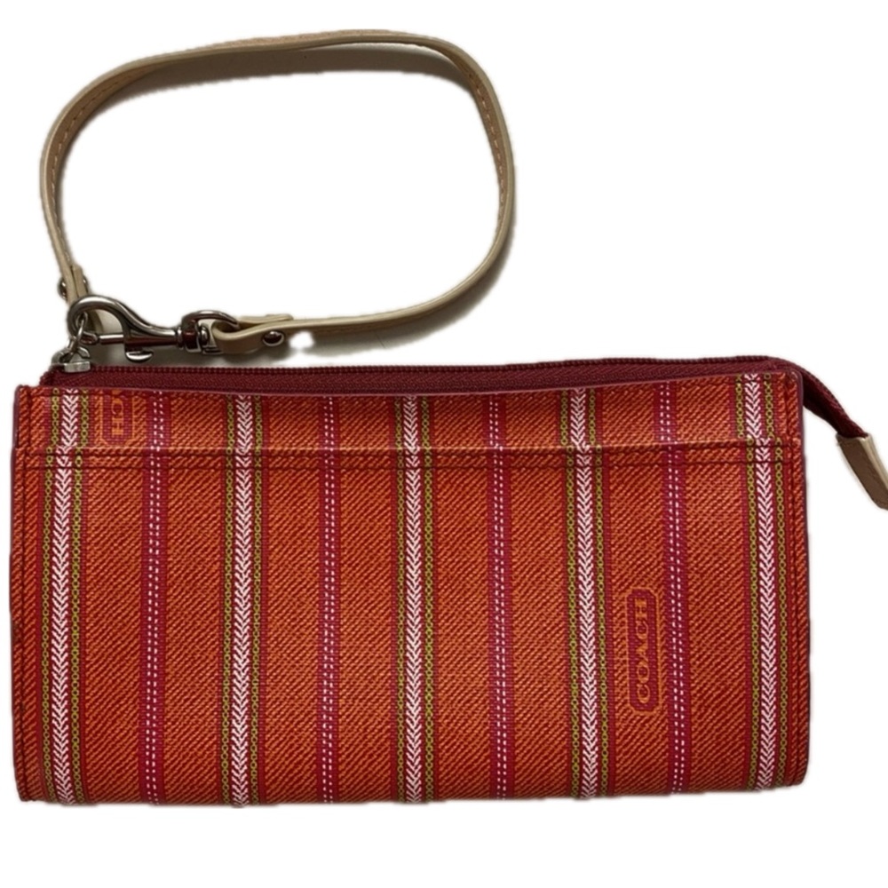Coach Zip Close Wristlet Wallet
